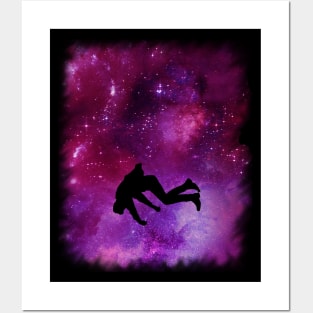 Purple space dream Posters and Art